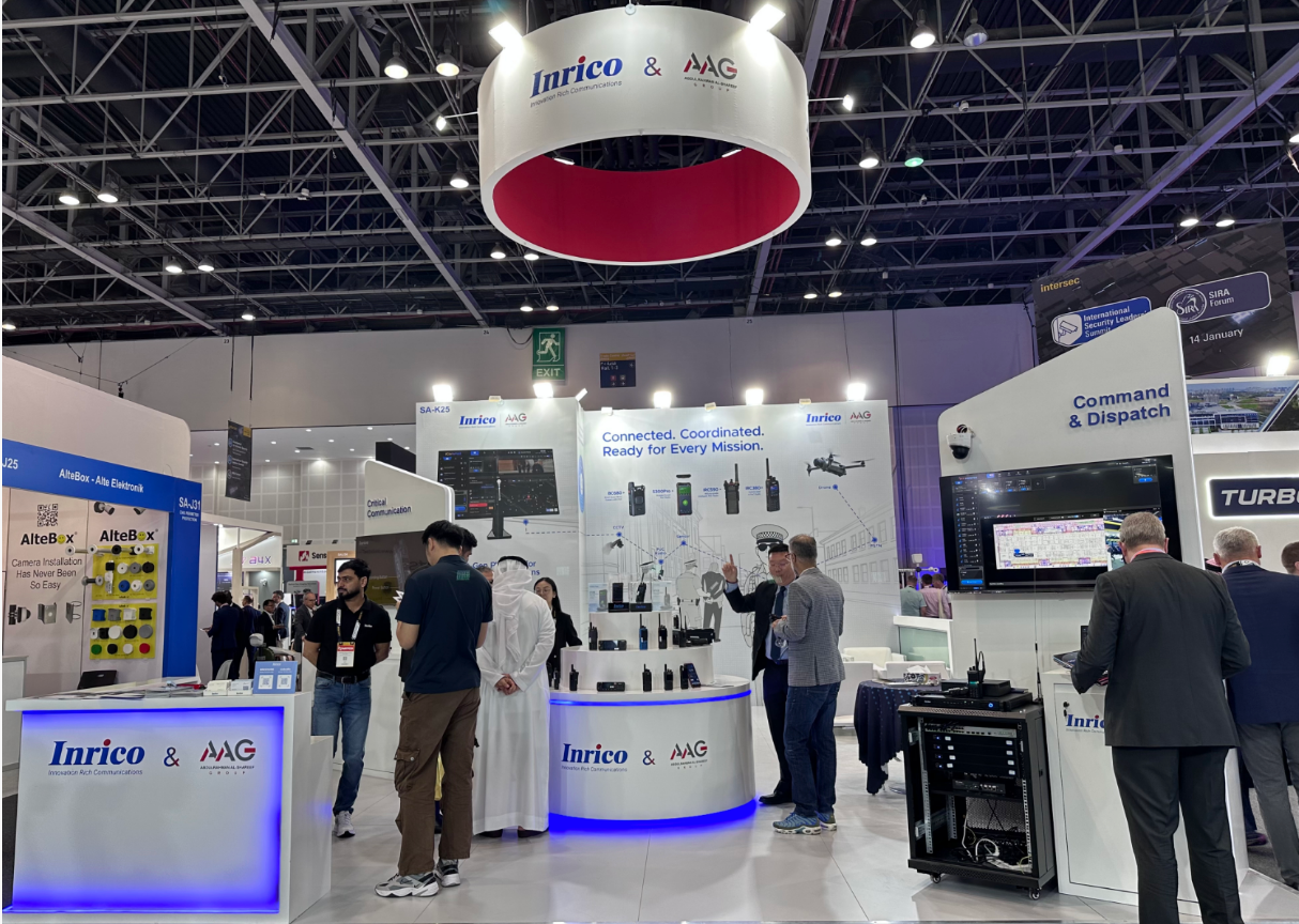 Inrico Showcases Smart Push-to-Talk Innovation and Mission-Critical Communication Solution at Intersec 2026